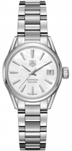 TAG Heuer Carrera Calibre 9 28 Stainless Steel / MOP / Bracelet WAR2411.BA0776