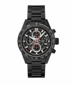 TAG Heuer Carrera Calibre Heuer 01 43 Black Ceramic / Stainless Steel / Bracelet CAR2090.BH0729