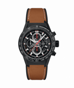 TAG Heuer Carrera Calibre Heuer 01 43 Black Ceramic / Stainless Steel / Rubber CAR2090.FT6124