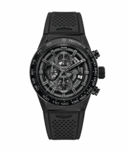 TAG Heuer Carrera Calibre Heuer 01 45 Ceramic / Skeleton / Rubber CAR2A91.FT6071