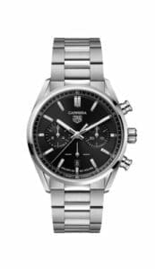 TAG Heuer Carrera Calibre Heuer 02 42 Stainless Steel / Black / Bracelet CBN2010.BA0642