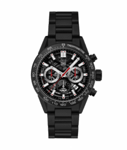 TAG Heuer Carrera Calibre Heuer 02 43 Black Ceramic / Skeleton / Bracelet CBG2090.BH0661
