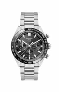 TAG Heuer Carrera Calibre Heuer 02 44 Stainless Steel / Black / Bracelet CBN2A1B.BA0643