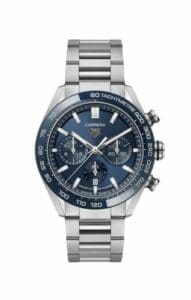 TAG Heuer Carrera Calibre Heuer 02 44 Stainless Steel / Blue / Bracelet CBN2A1A.BA0643