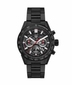 TAG Heuer Carrera Calibre Heuer 02 45 Black Ceramic / Skeleton / Bracelet CBG2A90.BH0653