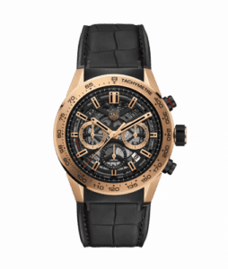 TAG Heuer Carrera Calibre Heuer 02 45 Rose Gold / Skeleton / Alligator CBG2A51.FC6450