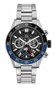 TAG Heuer Carrera Calibre Heuer 02 GMT Stainless Steel / Skeleton / Bracelet CBG2A1Z.BA0658