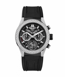 TAG Heuer Carrera Calibre Heuer 02T 45 Chronograph Tourbillon Titanium / Stainless Steel / Diamond / Alligator CAR5A80.FC6377