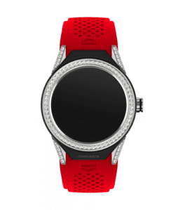 TAG Heuer Carrera Connected Modular 45 Titanium / Diamond Lugs / Diamond / Red Rubber SBF8A8011.61FT6080