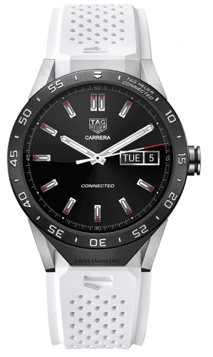 TAG Heuer Carrera Connected White Strap SAR8A80.FT6056