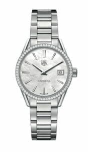 TAG Heuer Carrera Lady Quartz 32 Stainless Steel / Diamond / MOP / Bracelet WAR1315.BA0773