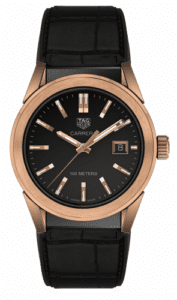 TAG Heuer Carrera Quartz 36 Rose Gold / Black / Alligator WBG1351.FC6418