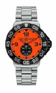 TAG Heuer Formula 1 Big Date 44 Stainless Steel / Orange / Bracelet WAH1012.BA0860