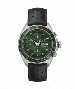 TAG Heuer Formula 1 Calibre 16 44 Stainless Steel / Green / Calf CAZ2016.FC6473