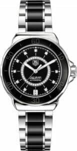 TAG Heuer Formula 1 Calibre 5 37 Stainless Steel / Black - Diamond / Bracelet WAU2210.BA0859
