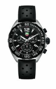 TAG Heuer Formula 1 Chronograph Quartz 43 Stainless Steel / Black / Rubber CAZ1010.FT8024