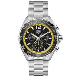 TAG Heuer Formula 1 Chronograph Quartz Stainless Steel / Carbon - Yellow / Bracelet CAZ101AC.BA0842