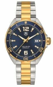 TAG Heuer Formula 1 Quartz 41 Stainless Steel / Yellow Gold / Blue / Bracelet WAZ1120.BB0879