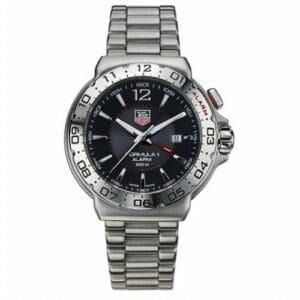 TAG Heuer Formula 1 Quartz Alarm 41 Stainless Steel / Black / Bracelet WAC111A.BA0850