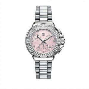 TAG Heuer Formula 1 Quartz Chronograph 37 Stainless Steel / Diamond / Pink MOP - Diamond / Bracelet CAC1311.BA0852