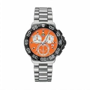 TAG Heuer Formula 1 Quartz Chronograph 41 Stainless Steel / Orange / Bracelet CAH1113.BA0850
