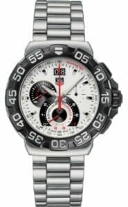 TAG Heuer Formula 1 Quartz Chronograph Big Date 44 Stainless Steel / White / Bracelet CAH1011.BA0854