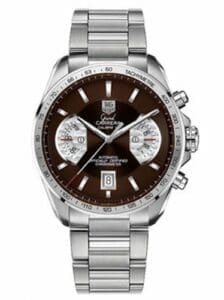 TAG Heuer Grand Carrera Calibre 17 RS 43 Stainless Steel / Brown / Bracelet CAV511E.BA0902
