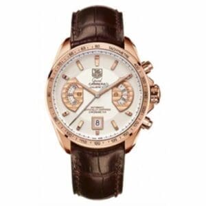 TAG Heuer Grand Carrera Calibre 17 RS Chronograph Red Gold / Silver / Alligator CAV514B.FC8171