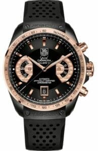TAG Heuer Grand Carrera Calibre 17 RS2 43 PVD / Red Gold / Black / Rubber CAV518E.FT6016