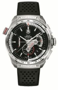 TAG Heuer Grand Carrera Calibre 36RS Caliper Chronograph Stainless Steel / Black / Rubber CAV5115.FT6019