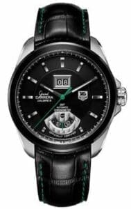 TAG Heuer Grand Carrera Calibre 8 RS Grande Date GMT Stainless Steel - PVD / Black / Singapore Grand Prix WAV5114.FC6238