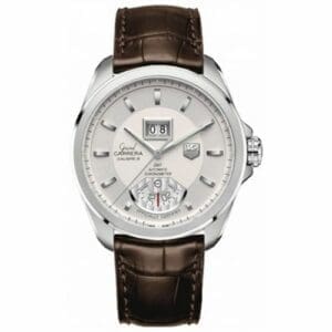 TAG Heuer Grand Carrera Calibre 8 RS Grande Date GMT Stainless Steel / Silver / Alligator WAV5112.FC6231