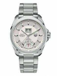 TAG Heuer Grand Carrera Calibre 8 RS Grande Date GMT Stainless Steel / Silver / Bracelet WAV5112.BA0901