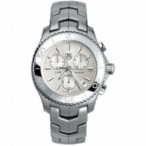 TAG Heuer Link Quartz Chronograph 1/10th Stainless Steel / Sivler CJ1111.BA0576