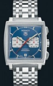 TAG Heuer Monaco Calibre 17 Stainless Steel / Blue / Bracelet CW2113.BA0780