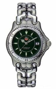 TAG Heuer S/EL Quartz 33 Stainless Steel / Green / Bracelet WG1219.BA0437