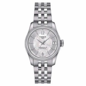 Tissot Ballade Powermatic 80 COSC 32 Stainless Steel / MOP / Bracelet T108.208.11.117.00