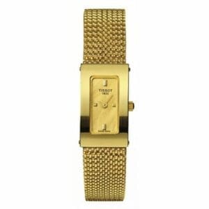 Tissot Bellflower Carree Yellow Gold / Champagne / Bracelet T73.3.322.21