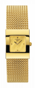 Tissot Bellflower Square Yellow Gold / Champagne / Bracelet T73.3.321.21