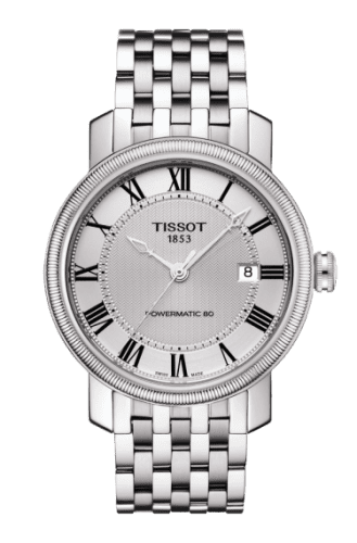 Tissot Bridgeport Powermatic 80 Silver Roman / Bracelet T097.407.11.033.00