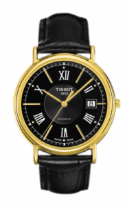Tissot Carson Automatic 40 Yellow Gold / Black / Strap T907.407.16.058.00