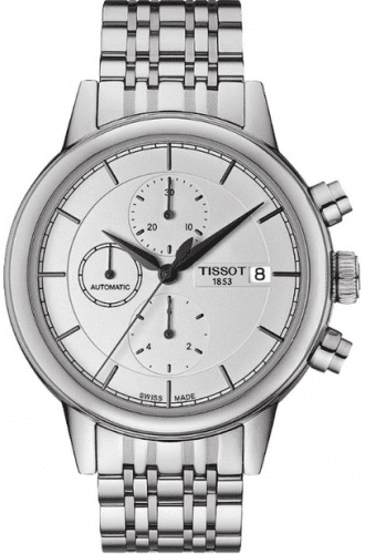 Tissot Carson Automatic Chronograph 42.3 Stainless Steel / Silver / Bracelet T085.427.11.011.00