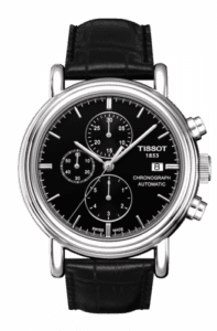 Tissot Carson Chronograph Automatic 42 Stainless Steel / Black / Strap T068.427.16.051.00