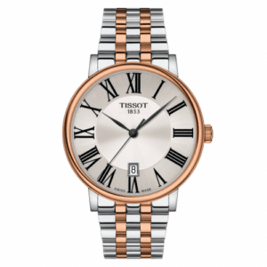 Tissot Carson Premium Quartz 40 Stainless Steel - Rose Gold / Silver / Bracelet T122.410.22.033.00