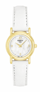 Tissot Carson Quartz 22 Yellow Gold / MOP / Strap T71.3.130.74