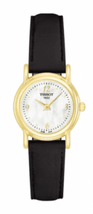 Tissot Carson Quartz 22 Yellow Gold / MOP / Strap T71.3.180.74