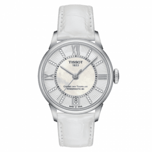 Tissot Chemin Des Tourelles Powermatic 80 32 Stainless Steel / MOP / Strap T099.207.16.116.00