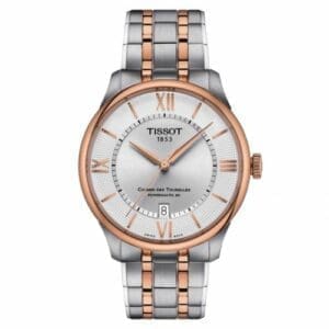 Tissot Chemin Des Tourelles Powermatic 80 39 Stainless Steel - Rose Gold / Silver / Bracelet T139.807.22.038.00