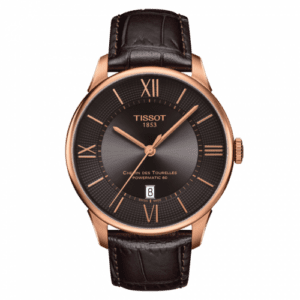 Tissot Chemin Des Tourelles Powermatic 80 42 Rose Gold / Grey T099.407.36.448.00