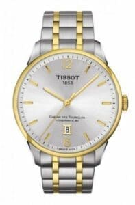 Tissot Chemin des Tourelles Powermatic 80 Two Tone / Silver / Bracelet T099.407.22.037.00